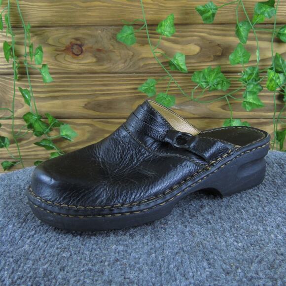 Born Women's Concept Mule Black Leather‎ Sz 8 Medium Gently Used 2025 - Picture 1 of 7